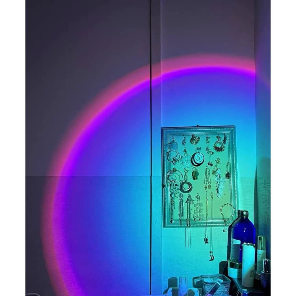 Lampa de veghe cu proiectie multicolor RGB, 6 filtre colorate, 3 tipuri de urechi — 6