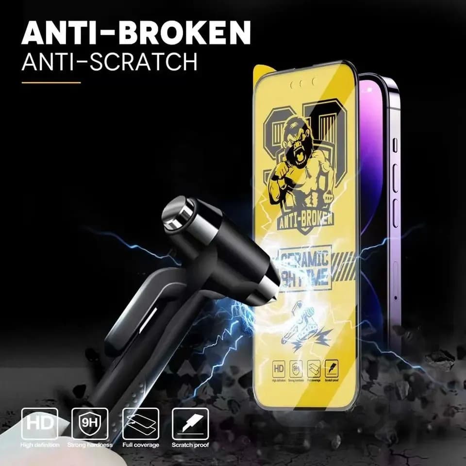 Folie de protectie Ceramic Film pentru Samsung Galaxy A13 4G/5G, margini negre — 3