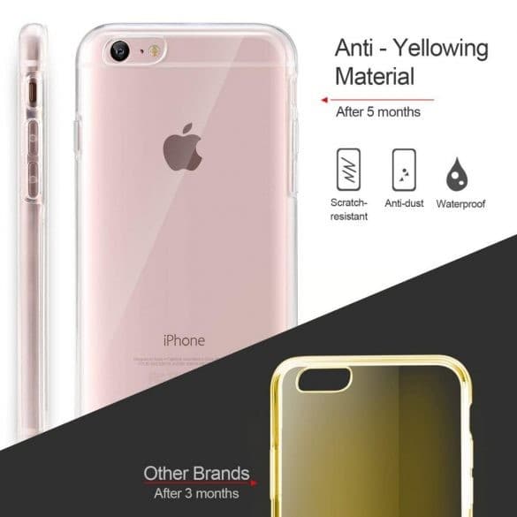 Husa protectie iPhone 13 Mini (fata + spate) Fully PC & PET 360°, transparenta — 2