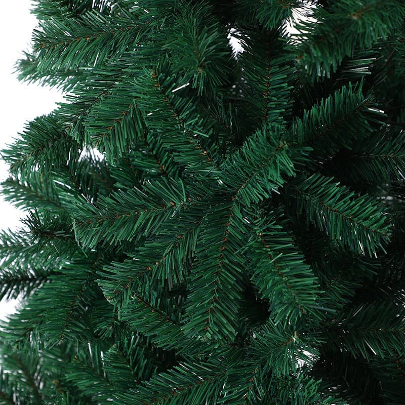 Brad artificial de Craciun, 120 cm, 240 ramuri/varfuri, plastic, interior/exterior, verde, suport inclus — 3