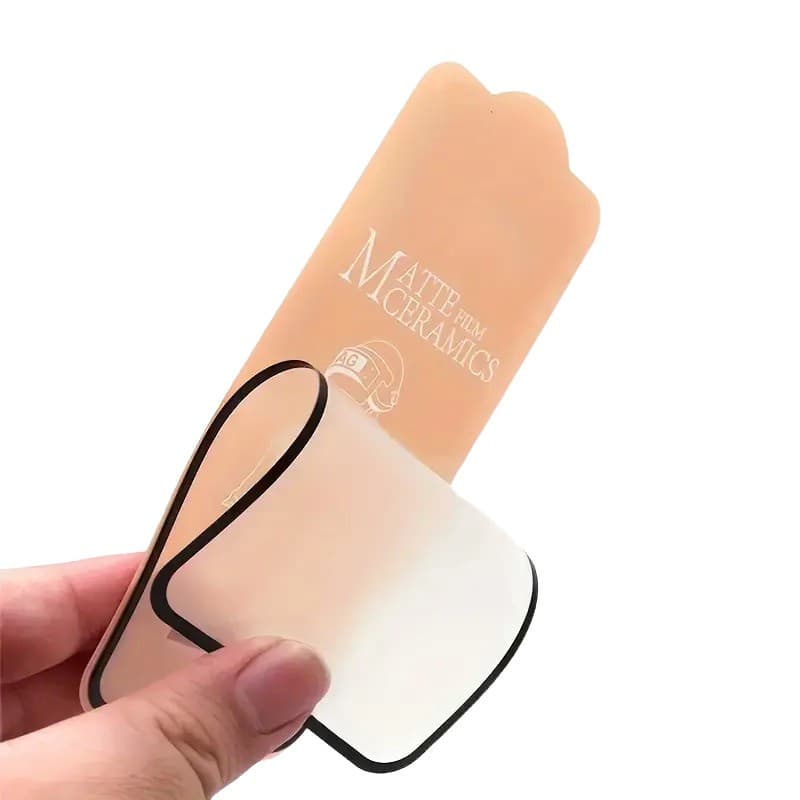 Folie de protectie Apple iPhone 15 Pro Max, Matte Ceramic, margini negre — 2