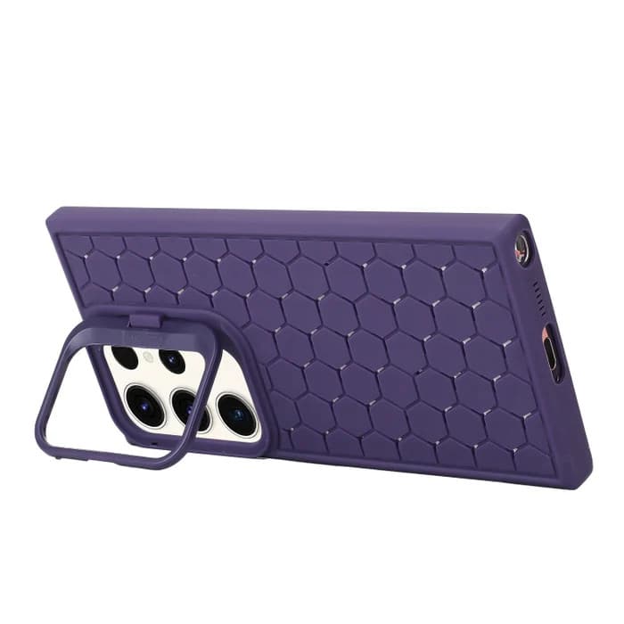 Husa Samsung Galaxy S24 Ultra, HoneyComb Bracket, functie stand, mov — 2
