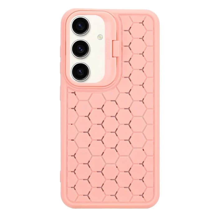 Husa Samsung Galaxy S23+ (S23 Plus), HoneyComb Bracket, functie stand, roz pal — 5