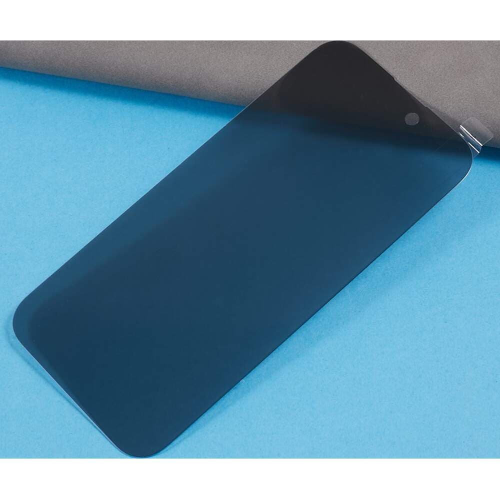 Folie de sticla Apple iPhone 16 Plus, Privacy Glass, margini usor curbate — 2