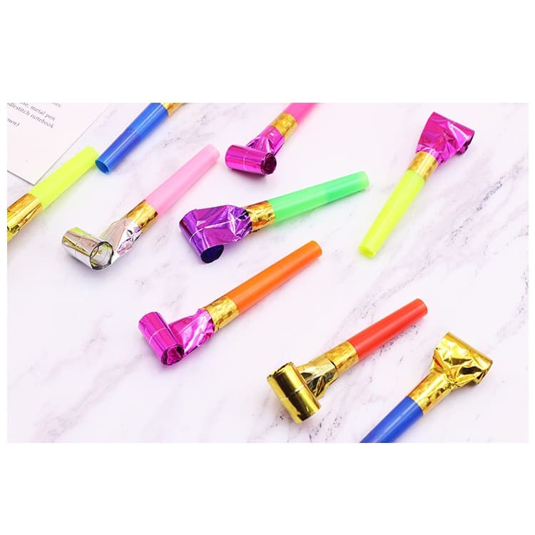 Set 6 Suflatori pentru Petrecere, Tematica Aniversare, 8 cm, Multicolore — 3