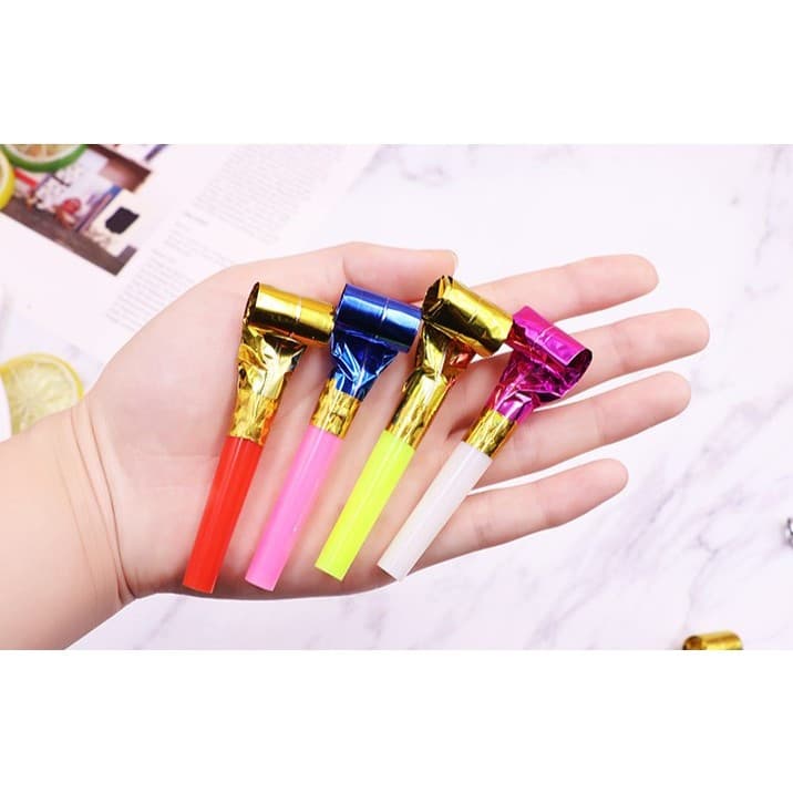 Set 6 Suflatori pentru Petrecere, Tematica Aniversare, 8 cm, Multicolore — 4