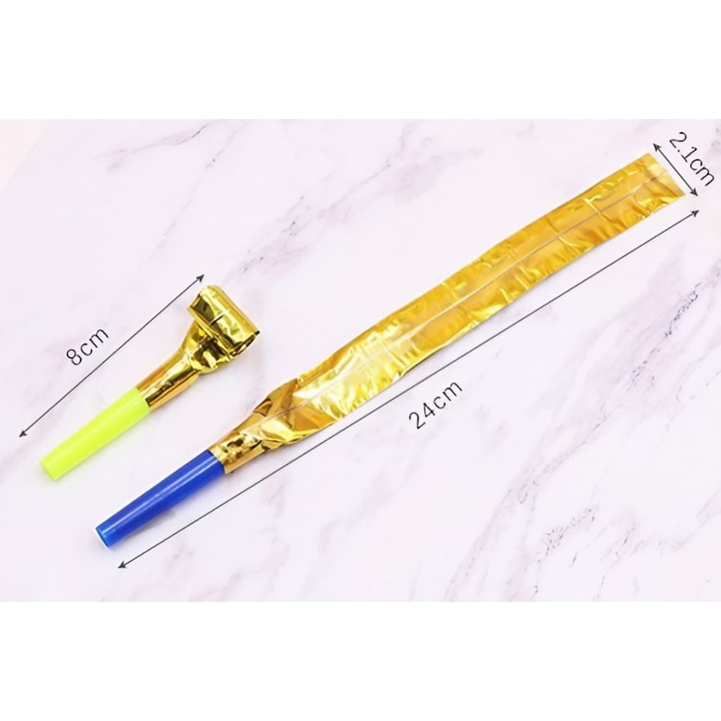 Set 6 Suflatori pentru Petrecere, Tematica Aniversare, 8 cm, Multicolore — 5
