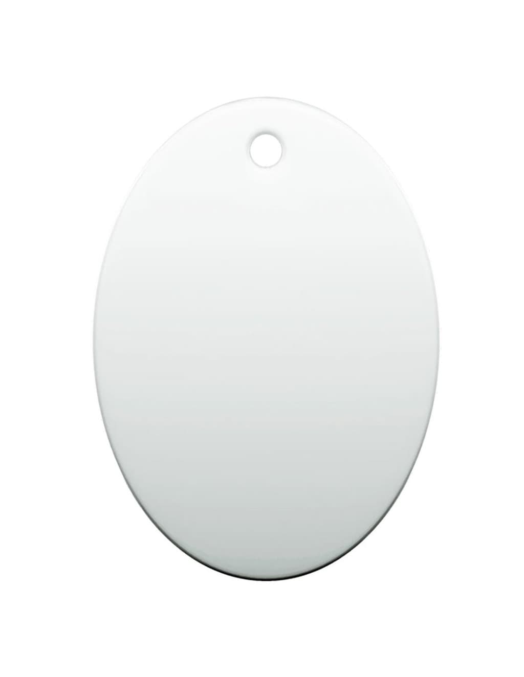 Ornament de Craciun personalizabil pe ambele fete, din ceramica, 8.3 x 6 cm — 2