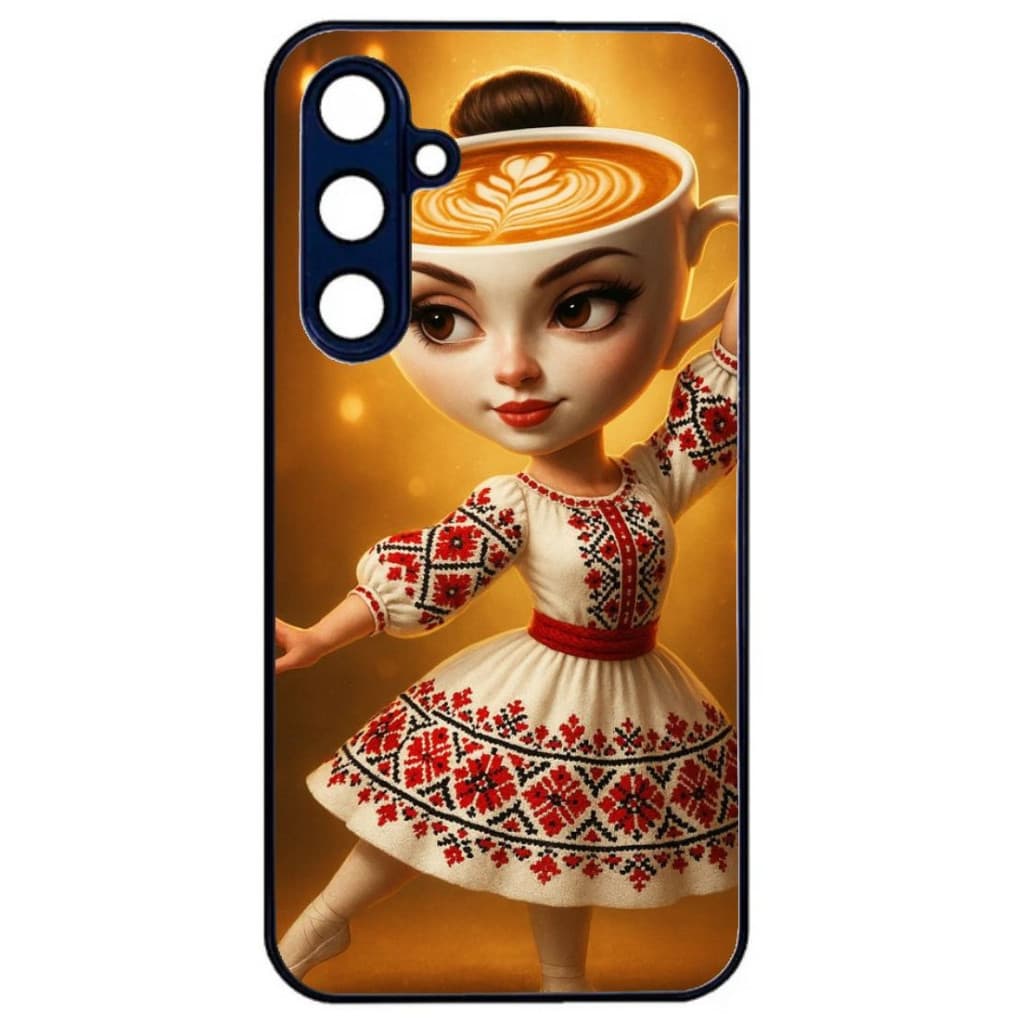 Husa Samsung Galaxy A55, Colorful Aluminium TPU, design Balerina Capucina 2