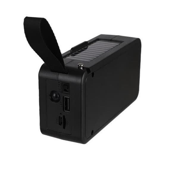 Boxa portabila HF-F6, Bluetooth, USB, TF, Radio FM, lanterna, handsfree, stand telefon, negru/albastru — 2