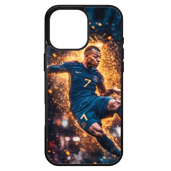Husa protectie Apple iPhone 12 Pro Max, Colorful Aluminium TPU, design Mbappe 1