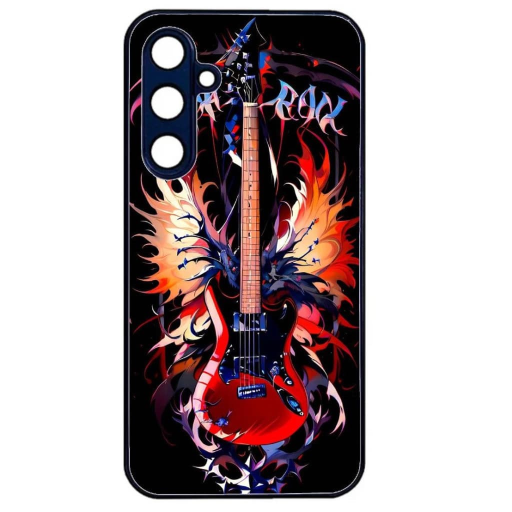 Husa Samsung Galaxy A05, Colorful Aluminium TPU, design Rock Guitar