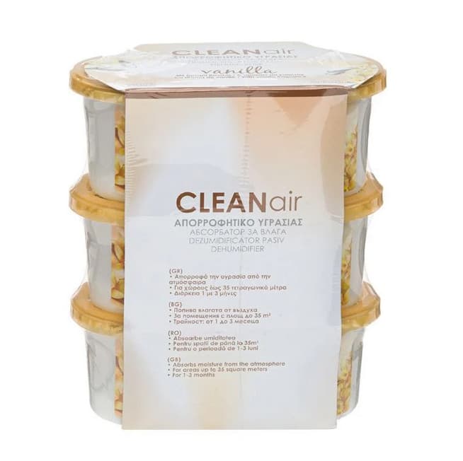 Dezumidificator pasiv cutie, aroma de vanilie, 100 grame, 3 bucati — 2