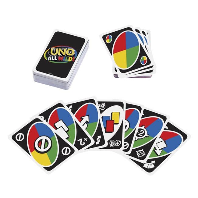 Joc de Societate UNO Carti All Wild - Mattel — 2