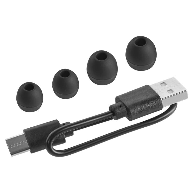 Casti TWS (true wireless) Kruger & Matz M19, Bluetooth 5.3, touch control, negre — 4