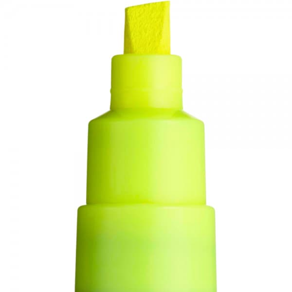 Marker UNI Posca PC-8K, varf tesit, 8.0mm, galben fluorescent — 2