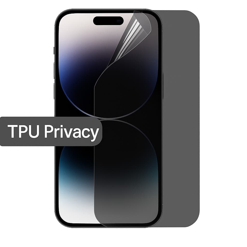 Folie Privacy TPU iPhone 14 Pro, Hydrogel, anti-spion, mata, ultra subtire, regenerabila