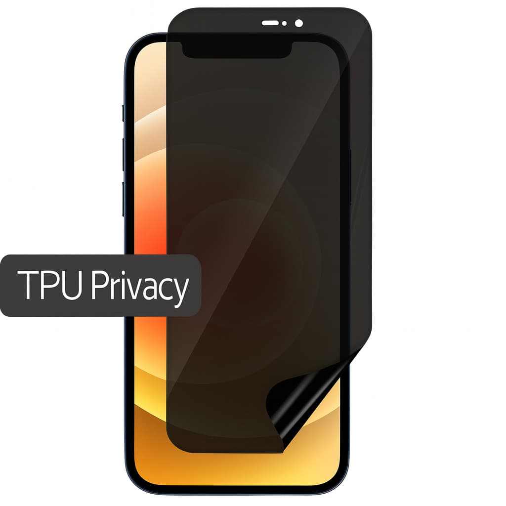 Folie Privacy TPU iPhone XS Max, Hydrogel, anti-spion, mata, ultra subtire, regenerabila