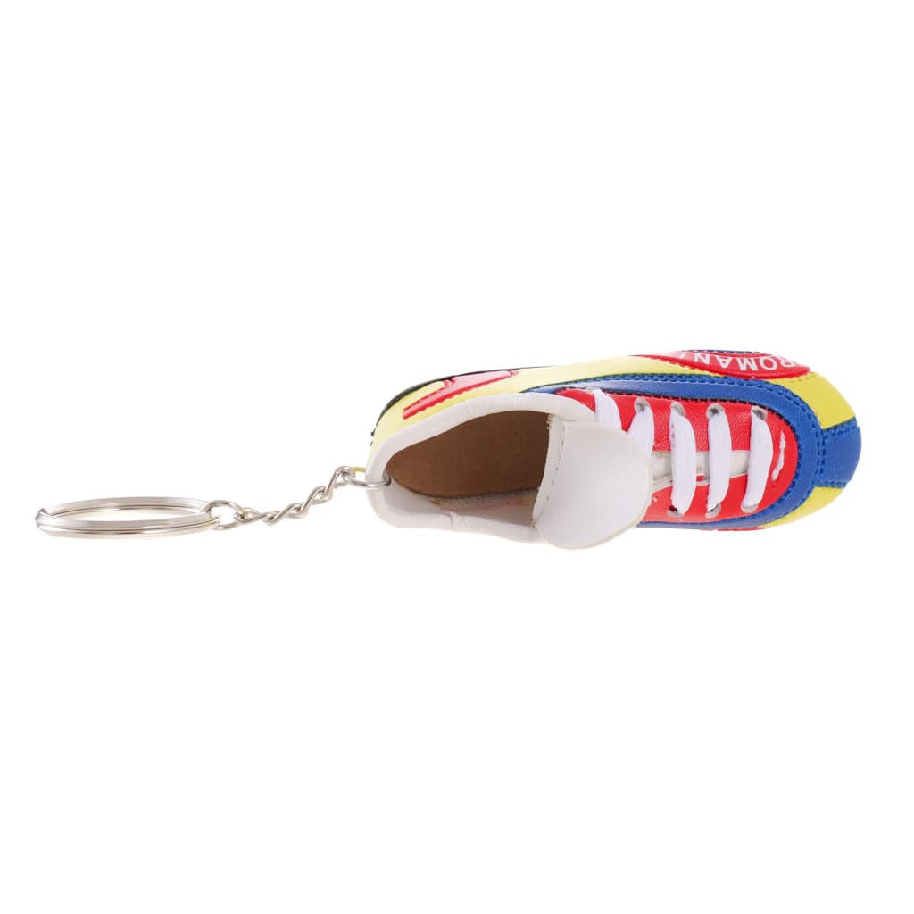 Breloc gheata de fotbal tricolor ROMANIA — 4