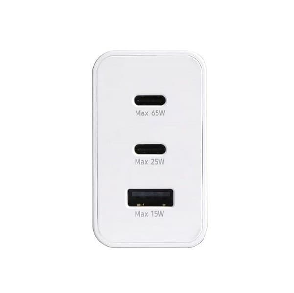 Incarcator telefon ZK-16, 65W, 2 porturi PD/Type-C + 1 port USB, incarcare super rapida, alb — 2