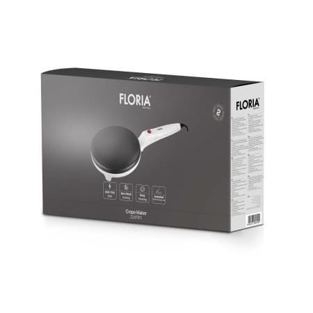 Aparat pentru facut clatite Floria ZLN 7911, putere 700w, diametru 20 cm, alb — 2