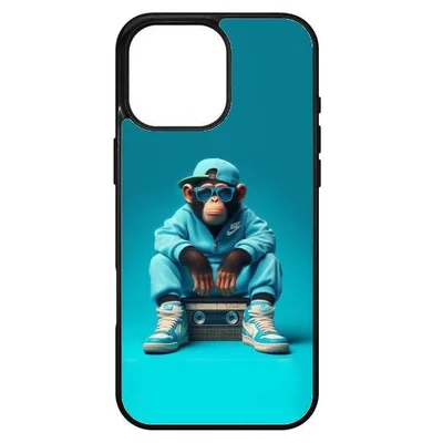 Husa protectie Apple iPhone 16 Pro Max, Colorful Aluminium TPU, design Cool Ape 2