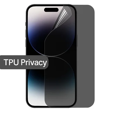 Folie Privacy TPU iPhone 14 Pro Max, Hydrogel, anti-spion, mata, ultra subtire, regenerabila
