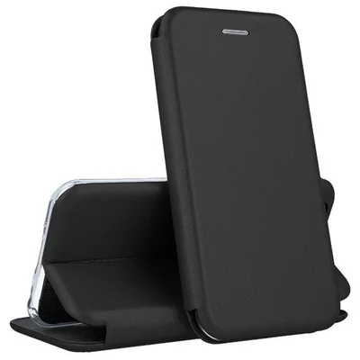Husa Oppo A54 Prestige Book, inchidere magnetica, neagra