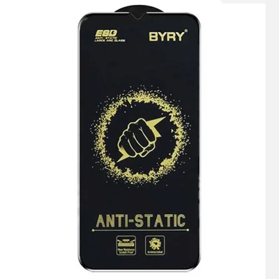 Folie de sticla Samsung Galaxy S25 FE, BYRY Antistatic ESD, margini negre