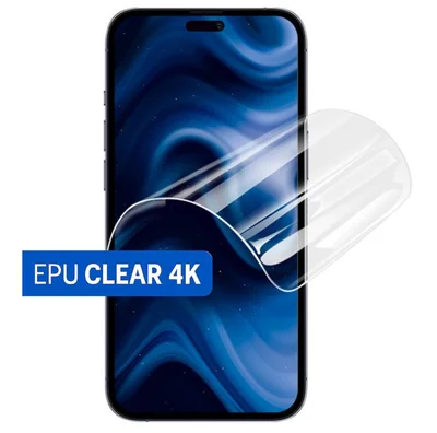 Folie EPU Apple iPhone 15, BYRY® Hydrogel, Clear 4K, ultra subtire, regenerabila