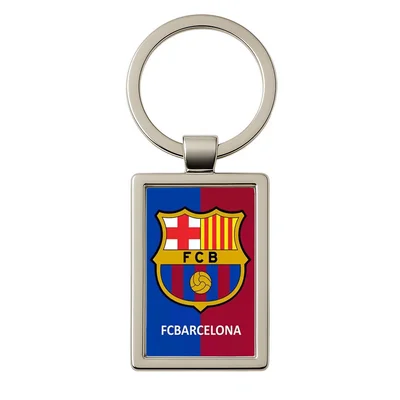 Breloc metalic dreptunghic, inel de sustinere metalic, echipa de fotbal,model 3