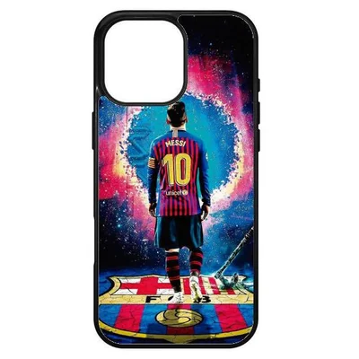 Husa protectie Apple iPhone 16 Pro Max, Colorful Aluminium TPU, design Messi 5