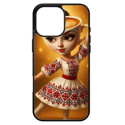 Husa protectie Apple iPhone 16 Pro Max, Colorful Aluminium TPU, design Balerina Capucina 2