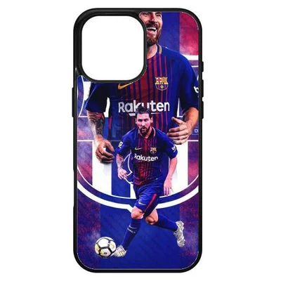 Husa protectie Apple iPhone 16 Pro Max, Colorful Aluminium TPU, design Messi 3