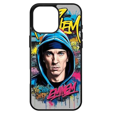 Husa protectie Apple iPhone 16 Pro Max, Colorful Aluminium TPU, design Eminem