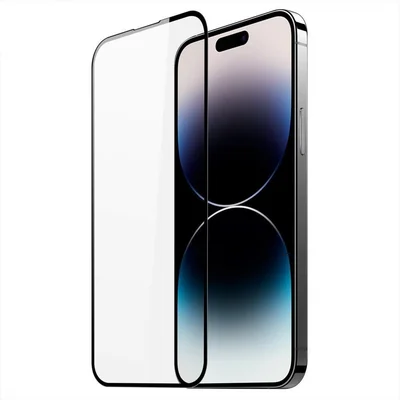 Folie de sticla Apple iPhone 15, Full Glue 9D, margini negre