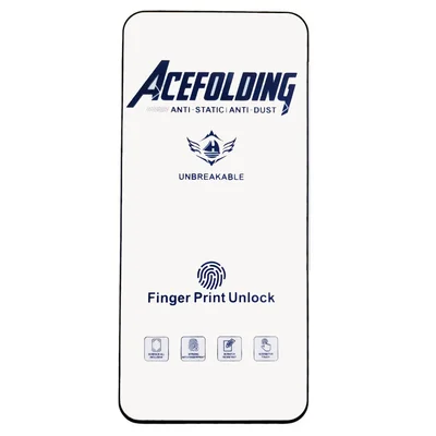 Folie de sticla Samsung Galaxy S24, ACE Folding Full Glue, deblocare amprenta, margini negre